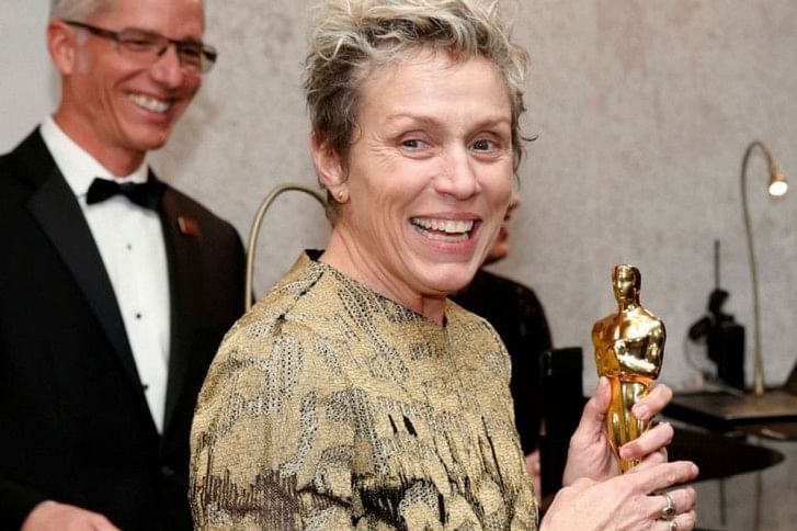 Frances McDormand with Oscar Frances McDormand with Oscar