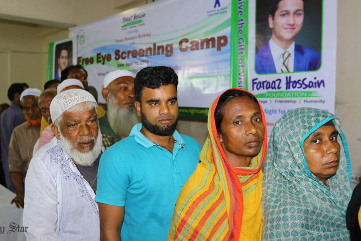 free eye camp by Faraaz Hossain Foundation free eye camp by Faraaz Hossain Foundation