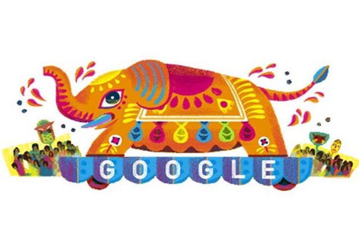 google doodle on Nababarsha google doodle on Nababarsha