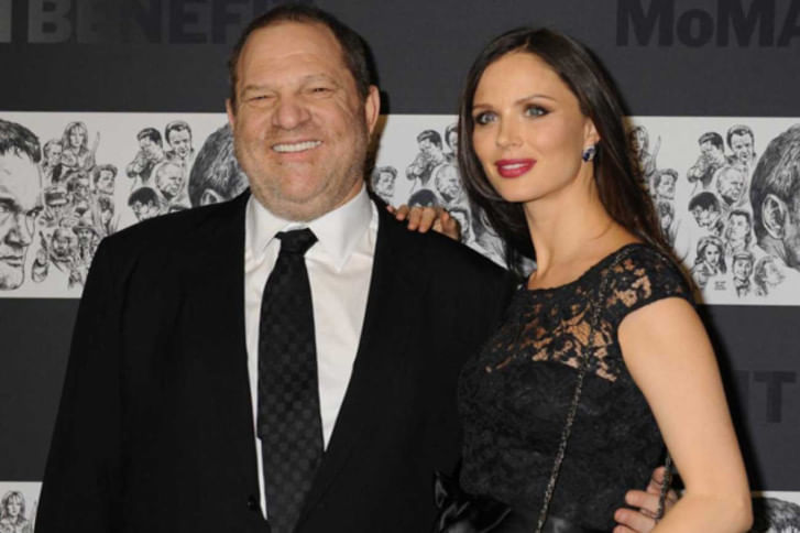 Harvey Weinstein with wife georgina chapman Harvey Weinstein with wife georgina chapman