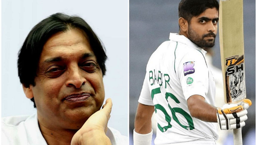 Shoaib Akhter & Babar Azam Shoaib Akhter & Babar Azam