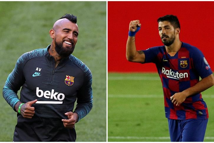 luis suarez and vidal luis suarez and vidal