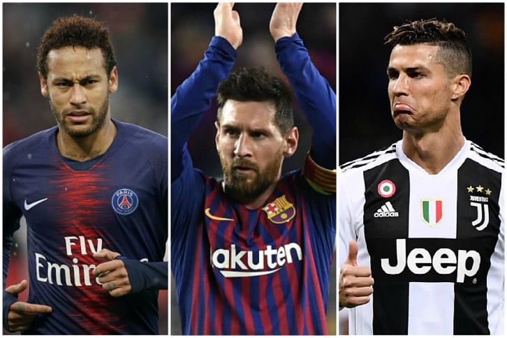 neymar, messi and ronaldo neymar, messi and ronaldo