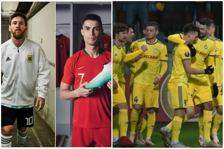 messi and ronaldo and belarus league messi and ronaldo and belarus league