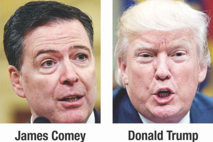 James Comey and Donald Trump James Comey and Donald Trump