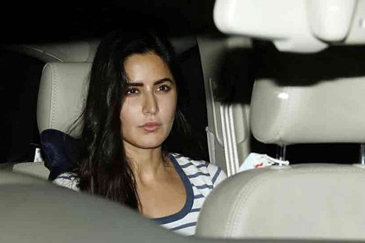 Katrina Kaif at Salman khan house Katrina Kaif at Salman khan house