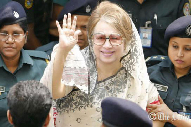 Khaleda Zia at BSMMU Khaleda Zia at BSMMU