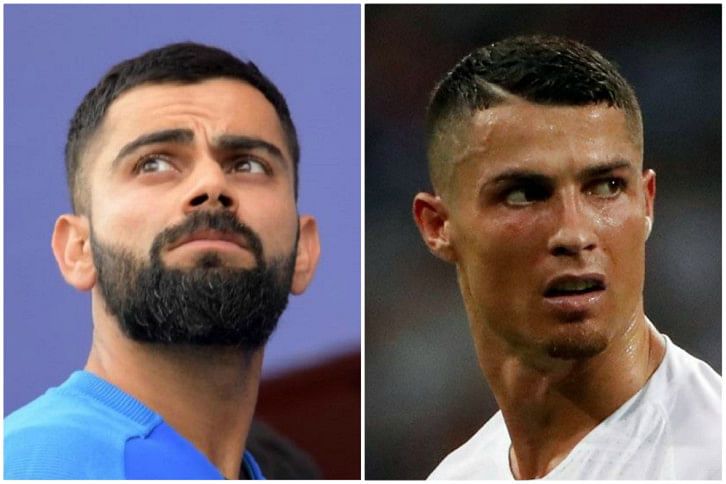 kohli and ronaldo kohli and ronaldo
