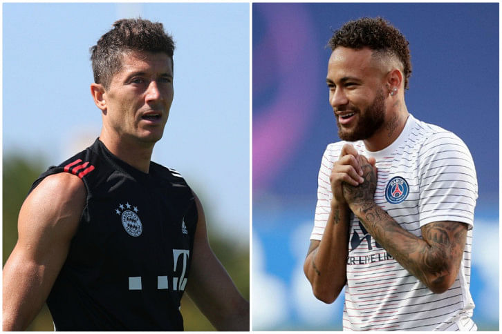 lewandowski and neymar lewandowski and neymar