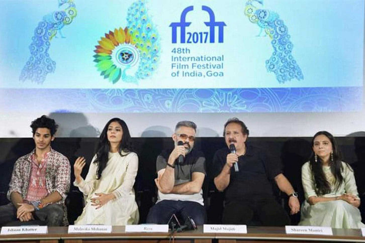 Majid Majidi speaks at IFFI press conference Majid Majidi speaks at IFFI press conference