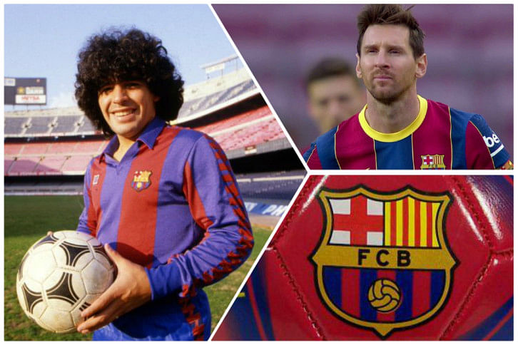maradona messi barca maradona messi barca