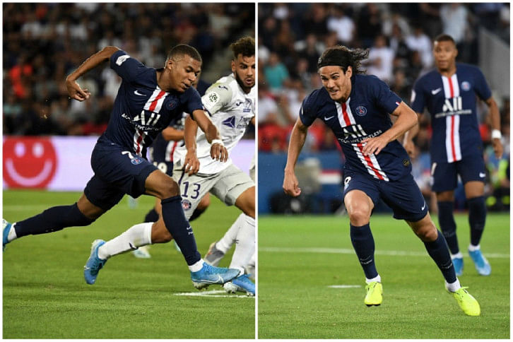 mbappe and cavani mbappe and cavani