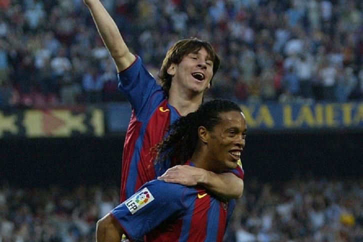 messi and ronaldinho messi and ronaldinho