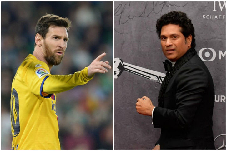 messi and sachin messi and sachin