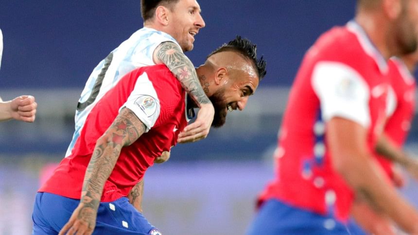 messi and vidal messi and vidal