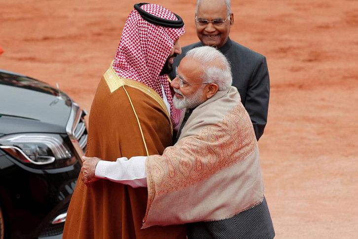 Modi and Salman Modi and Salman
