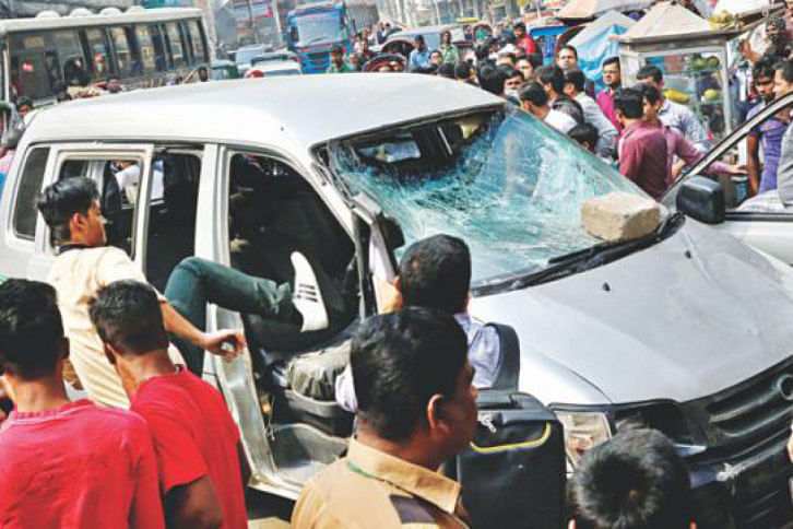 Attack on microbus Attack on microbus