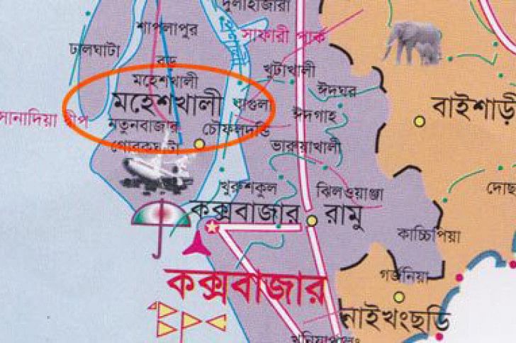 maheskhali map maheskhali map