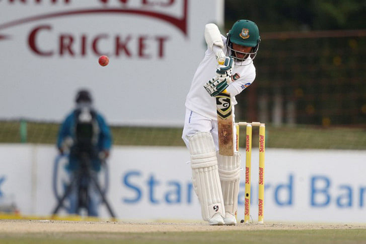 Mominul bating against South Africa Mominul bating against South Africa