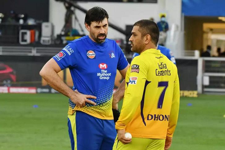 MS Dhoni & Stephen Fleming MS Dhoni & Stephen Fleming