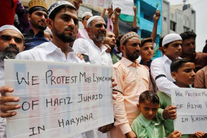 Muslims protest Muslims protest