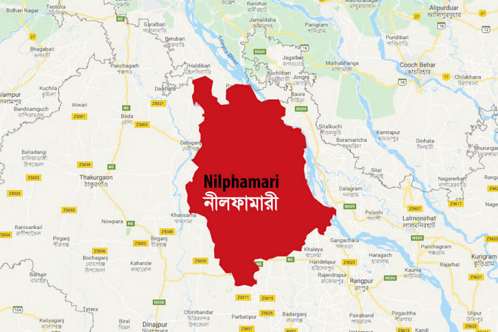 Nilphamari map Nilphamari map