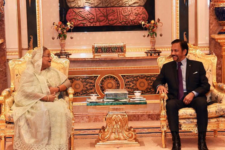 PM and Brunei sultan PM and Brunei sultan
