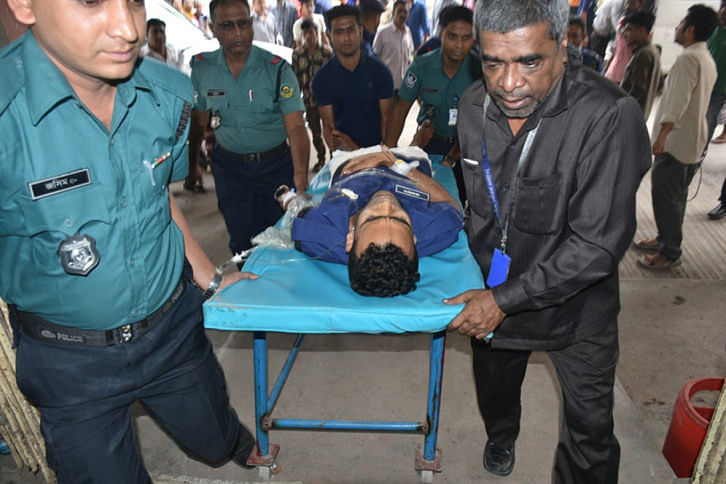 Police shot Police shot