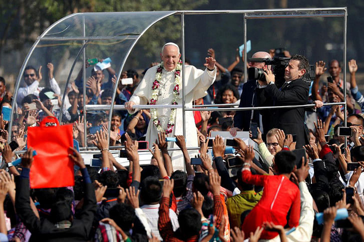 Pope Francis at Suhrawardi Udyan Pope Francis at Suhrawardi Udyan
