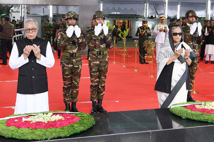President and PM pay tribute President and PM pay tribute
