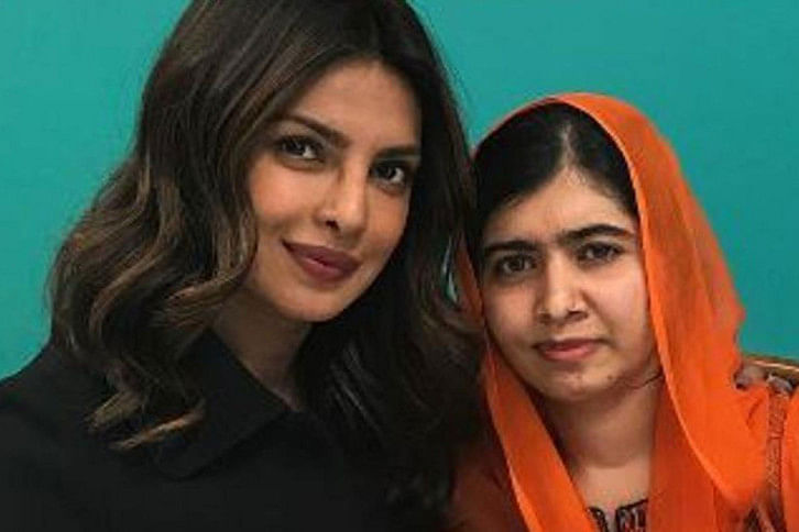Priyanka Chopra and Malala Yousufzai Priyanka Chopra and Malala Yousufzai