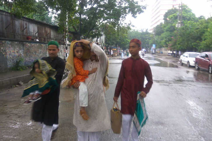 Rain on Eid day Rain on Eid day