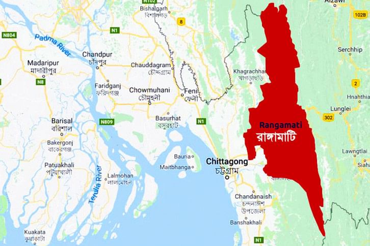 rangamati map rangamati map