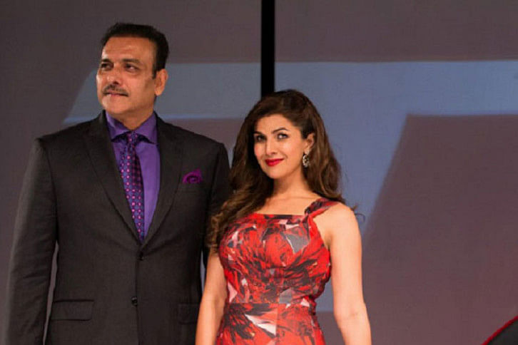 Ravi Shastri and Nimrat Kaur Ravi Shastri and Nimrat Kaur