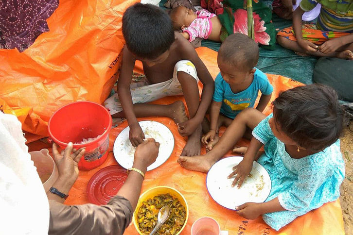 rohingyas in teknaf shelter camp rohingyas in teknaf shelter camp