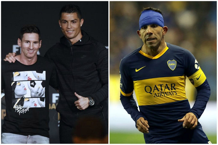 ronaldo and messi and tevez ronaldo and messi and tevez