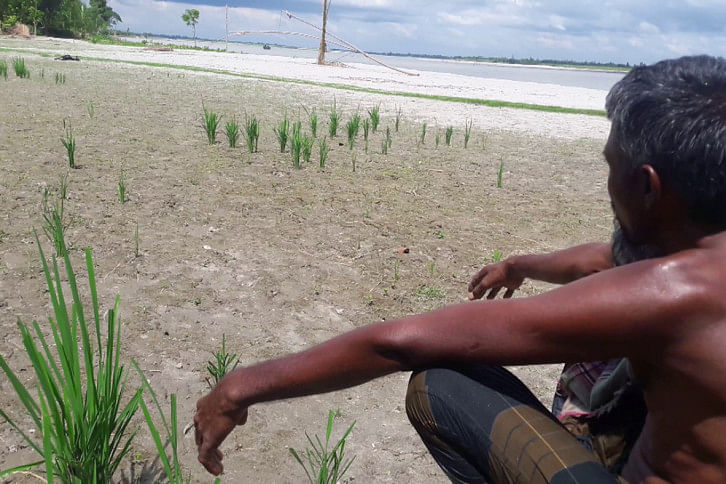 Sands cover farmland Sands cover farmland