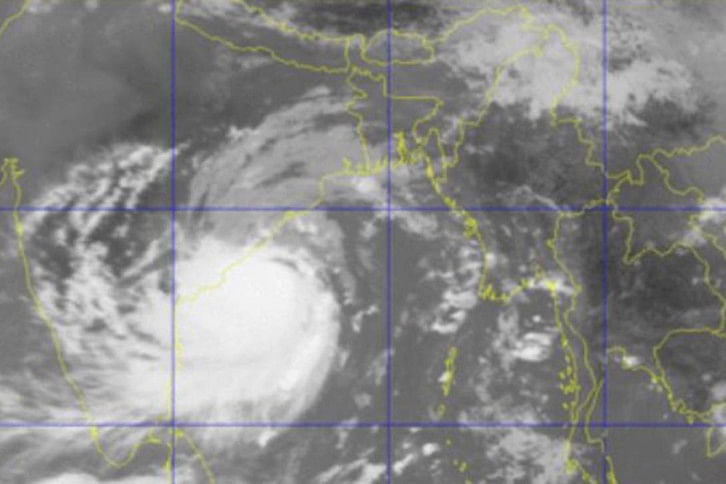 Satellite image of Fani Satellite image of Fani