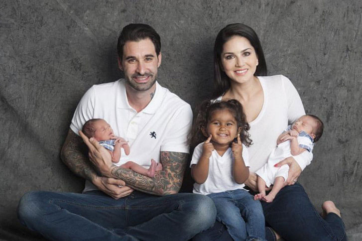 Sunny Leone and family Sunny Leone and family