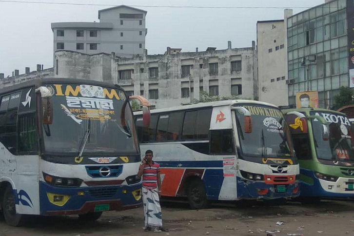 Transport strike mohakhali Transport strike mohakhali