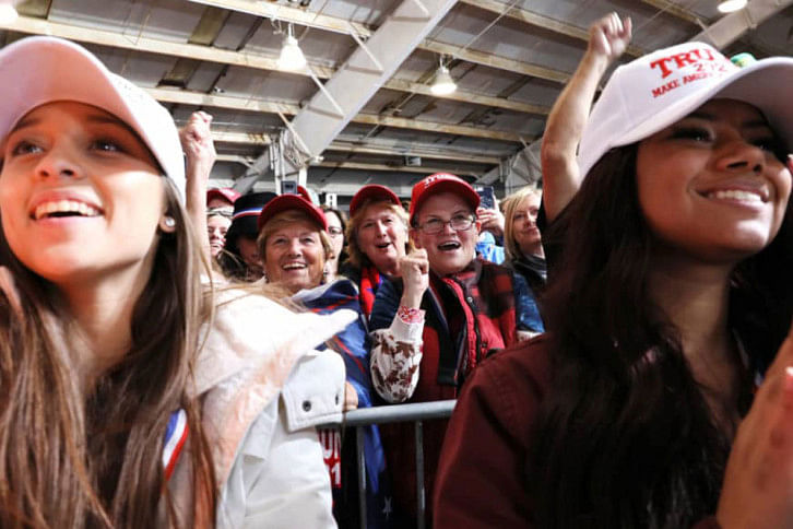 Trump fans Trump fans