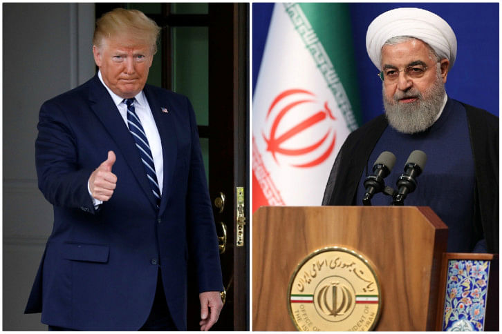 Trump and Rouhani Trump and Rouhani