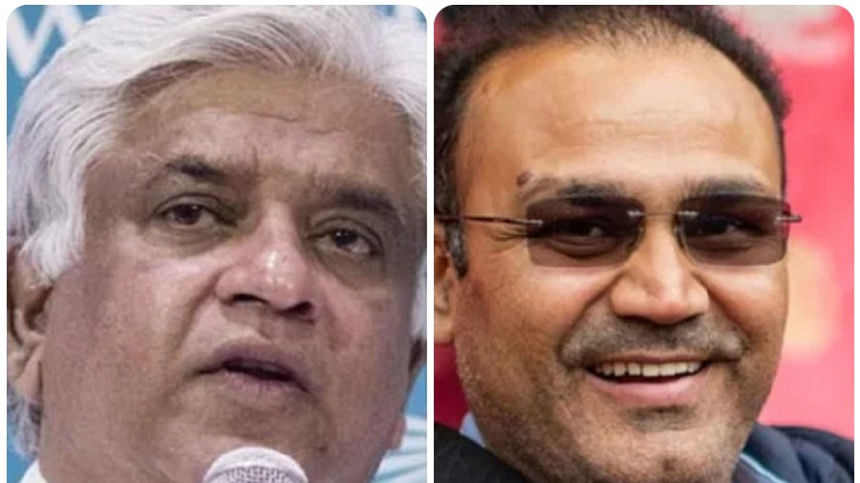 Virender Sehwag & Arjuna Ranatunga Virender Sehwag & Arjuna Ranatunga