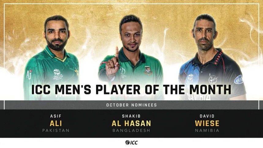 Shakib Al Hasan, Asif Ali & David Wiese Shakib Al Hasan, Asif Ali & David Wiese