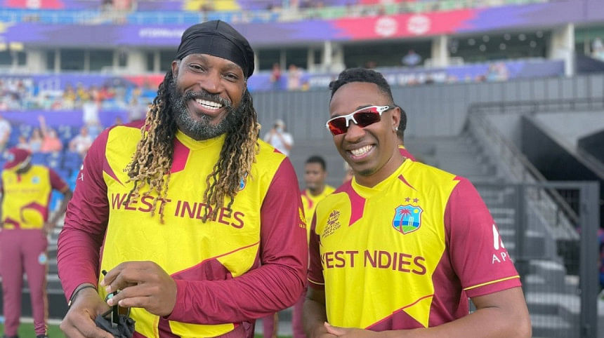 Chris Gayle & Dwayne Bravo Chris Gayle & Dwayne Bravo