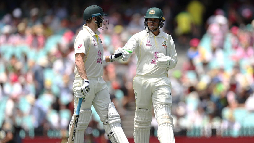 Steve Smith & Usman Khawaja Steve Smith & Usman Khawaja