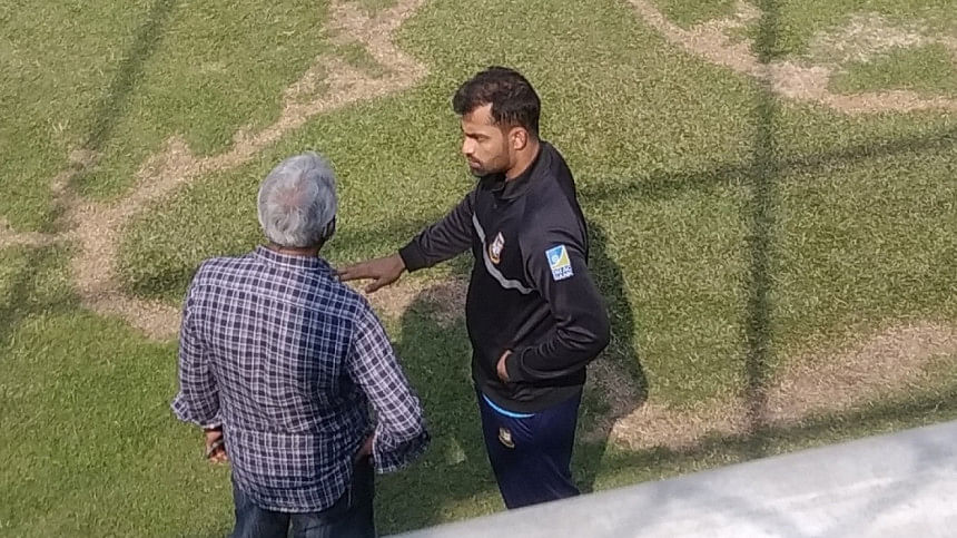 Tamim Iqbal & Gamini De Silva Tamim Iqbal & Gamini De Silva