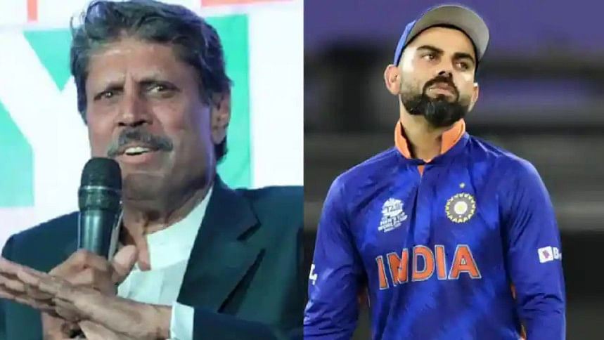 virat kohli & kapil dev virat kohli & kapil dev