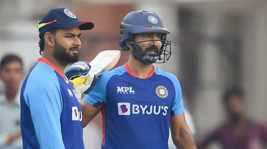 dinesh karthik and rishabh pant dinesh karthik and rishabh pant