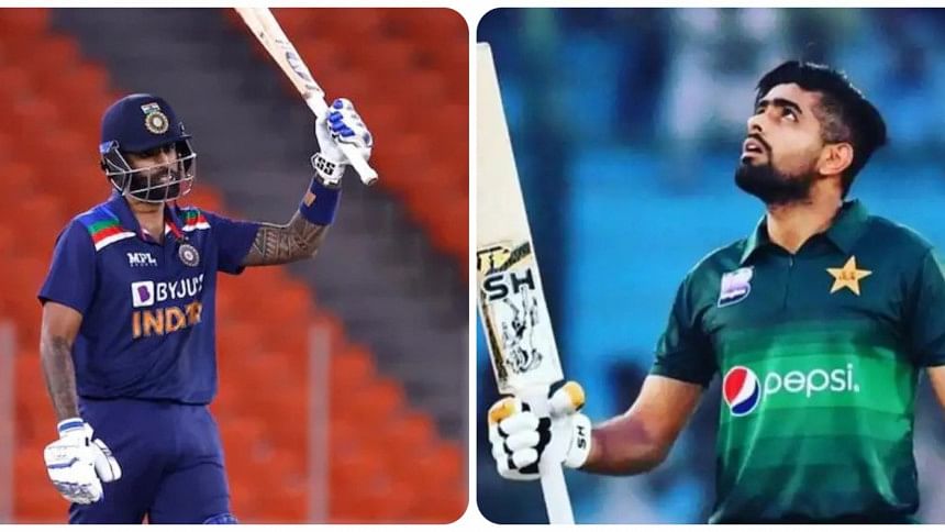 Suryakumar Yadav and babar azam Suryakumar Yadav and babar azam